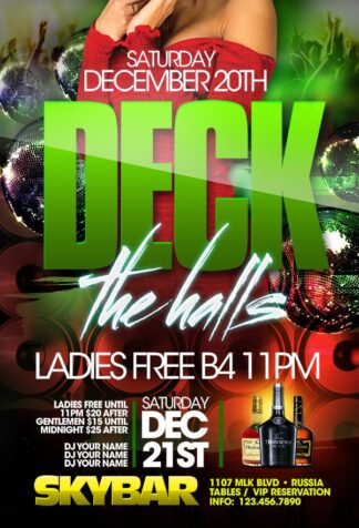 Christmas Deck The Halls christmas deck the halls Seasonal flyers