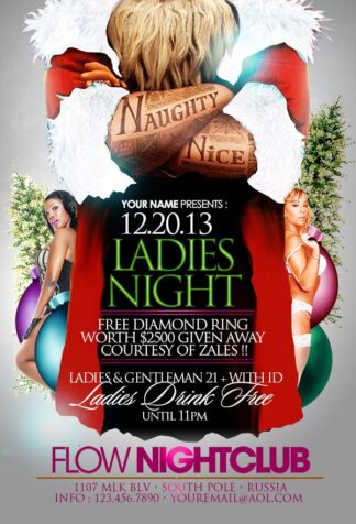 Christmas Santa Naughty&Nice christmas santa naughty&nice Seasonal flyers