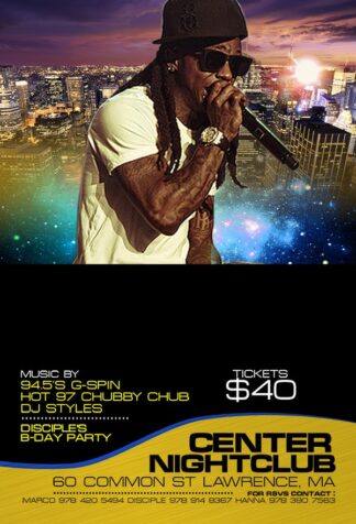 Young Money Tour young money tour Event flyers