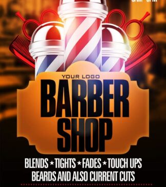 Your Barber Shop your barber shop Event flyers