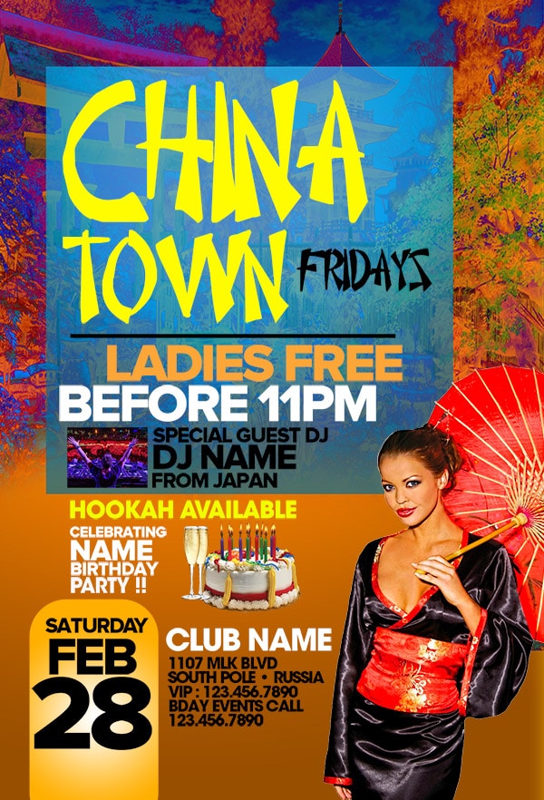 China Town china town Community flyers