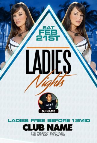 Ladies Nights ladies nights Event flyers