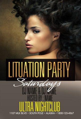 Lituation Party lituation party Event flyers