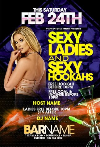 Sexy Ladies Sexy Hookahs sexy ladies sexy hookahs Event flyers