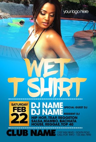 Summer Wet T Shirt summer wet t shirt Event flyers