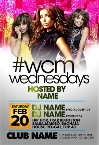 Wcm Wednesday wcm wednesday Event flyers