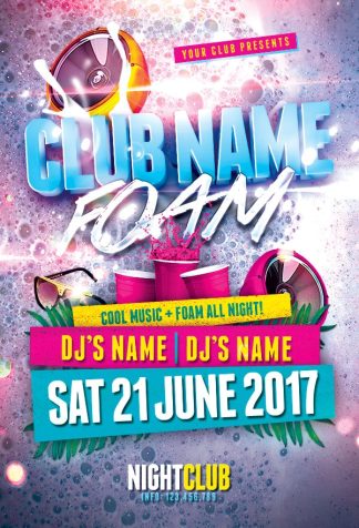 Bubbles Party bubbles party Event flyers