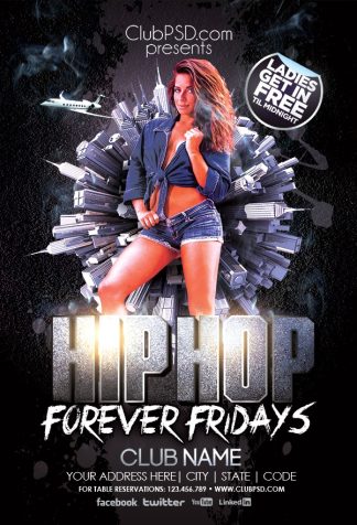 Hip Hop Forever hip hop forever Music flyers