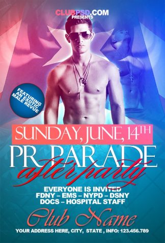 Male Party male party Event flyers