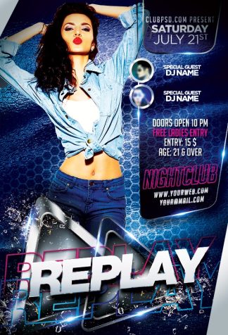 Replay Party replay party Music flyers