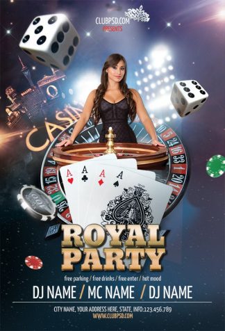 Royal Party royal party Event flyers