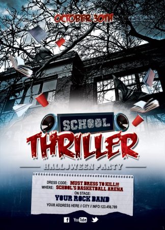 School Thriller school thriller Seasonal flyers