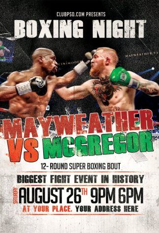 Big Fight Night big fight night Event flyers