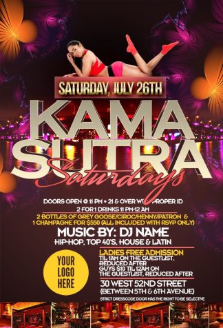 Kama Sutra Saturdays kama sutra saturdays Event flyers