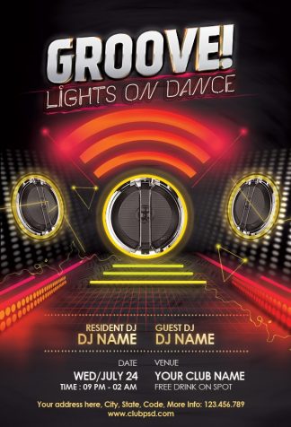 Red Groove red groove Music flyers