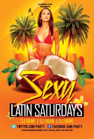 Sexy Latin Saturdays sexy latin saturdays Event flyers