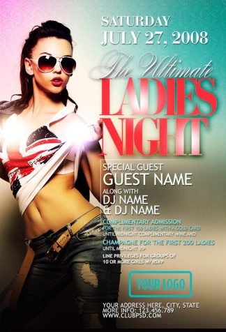 Ultimate Ladies Night ultimate ladies night Event flyers