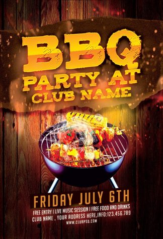 Bbq Day bbq day Event flyers
