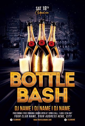 Bottle Bash bottle bash Event flyers