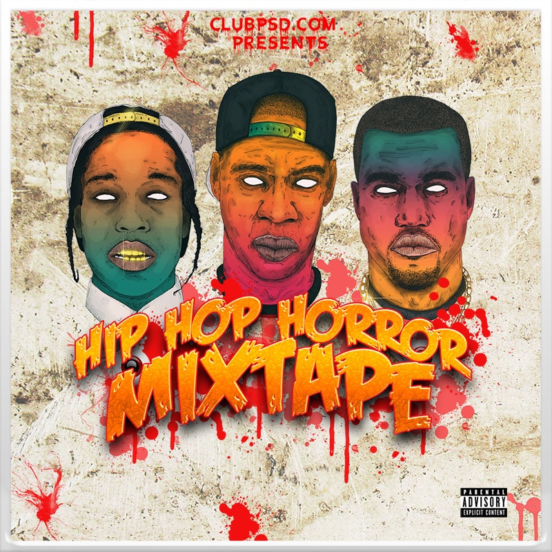 Horror Hip Hop horror hip hop Mixtape & CD Covers