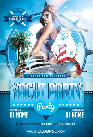 Marina Party marina party Seasonal flyers