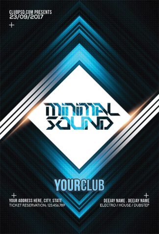Minimal Sound minimal sound Music flyers