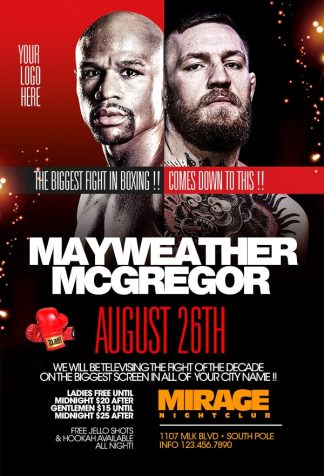 Boxing boxing Event flyers