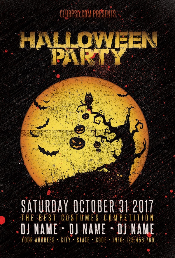 Halloween Party Night halloween party night Seasonal flyers