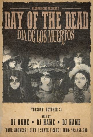 Los Muertos los muertos Seasonal flyers