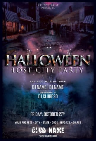 Lost City Party lost city party Seasonal flyers