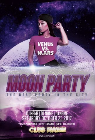 Moon Party moon party Music flyers