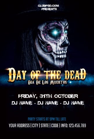 Muertos Day muertos day Seasonal flyers