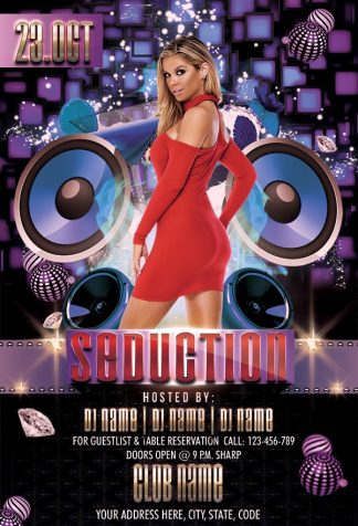 Seduction Party seduction party Event flyers