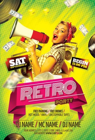 Sexy Retro Party sexy retro party Music flyers