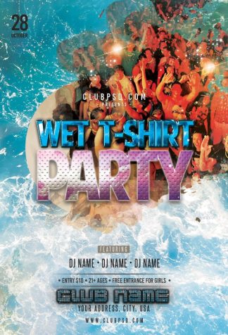 Sexy Wet T Shirt sexy wet t shirt Event flyers
