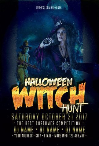 Witch Hunt witch hunt Seasonal flyers