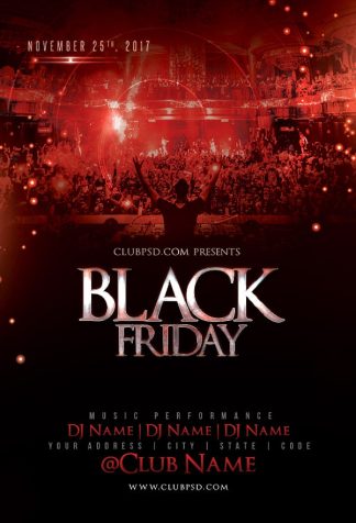 Black Fridays Party black fridays party Seasonal flyers