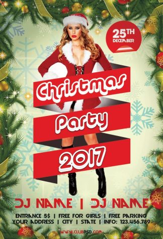 Christmas Party Girls christmas party girls Seasonal flyers