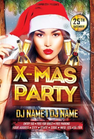 Christmas Sexy Party christmas sexy party Seasonal flyers