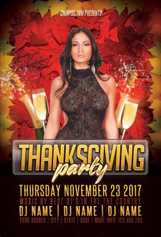 Latino Thanksgiving latino thanksgiving Seasonal flyers