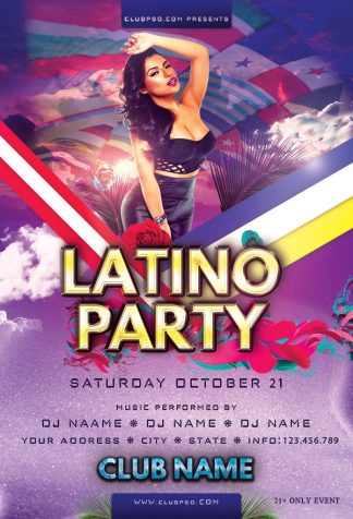 Sexy Latino sexy latino Event flyers