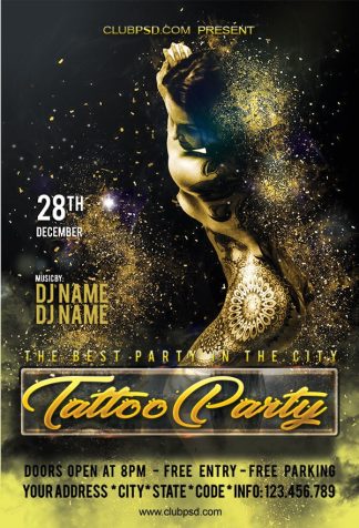 Tattoo Girls tattoo girls Event flyers