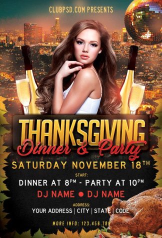 Thxgiving thxgiving Seasonal flyers