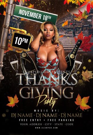 Thxgiving Party thxgiving party Seasonal flyers