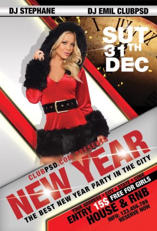 Happy New Year Party happy new year party Seasonal flyers