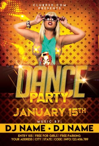 Music Dance Party music dance party Music flyers