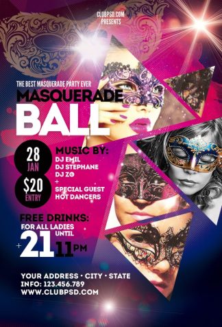 Masquerade Ball masquerade ball Event flyers