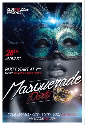 Masquerade Hot Party masquerade hot party Event flyers