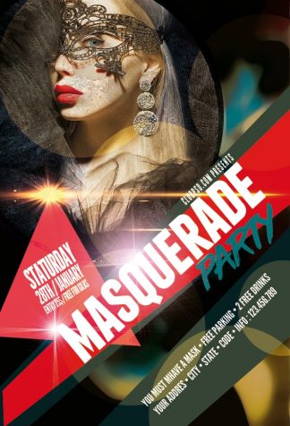 Masquerade Party Night masquerade party night Event flyers
