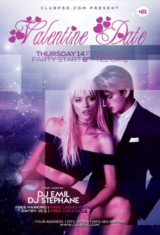 Valentine Date valentine date Seasonal flyers